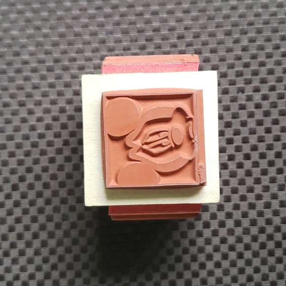 Mickey Faces Rubber Stamper Cube•4 Images On 1 Block•Rubber Stampede•Walt Disney - Picture 5 of 9